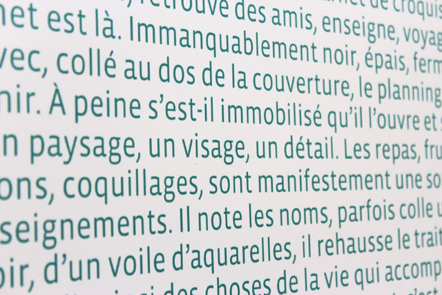 typeface vista sans xavier dupre type design